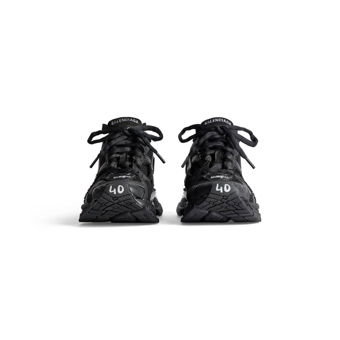 Men’s Runner Sneaker in Black - Image 3